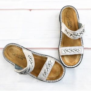 Naot | Two Strap Sandal w/ Steel Cable Trim